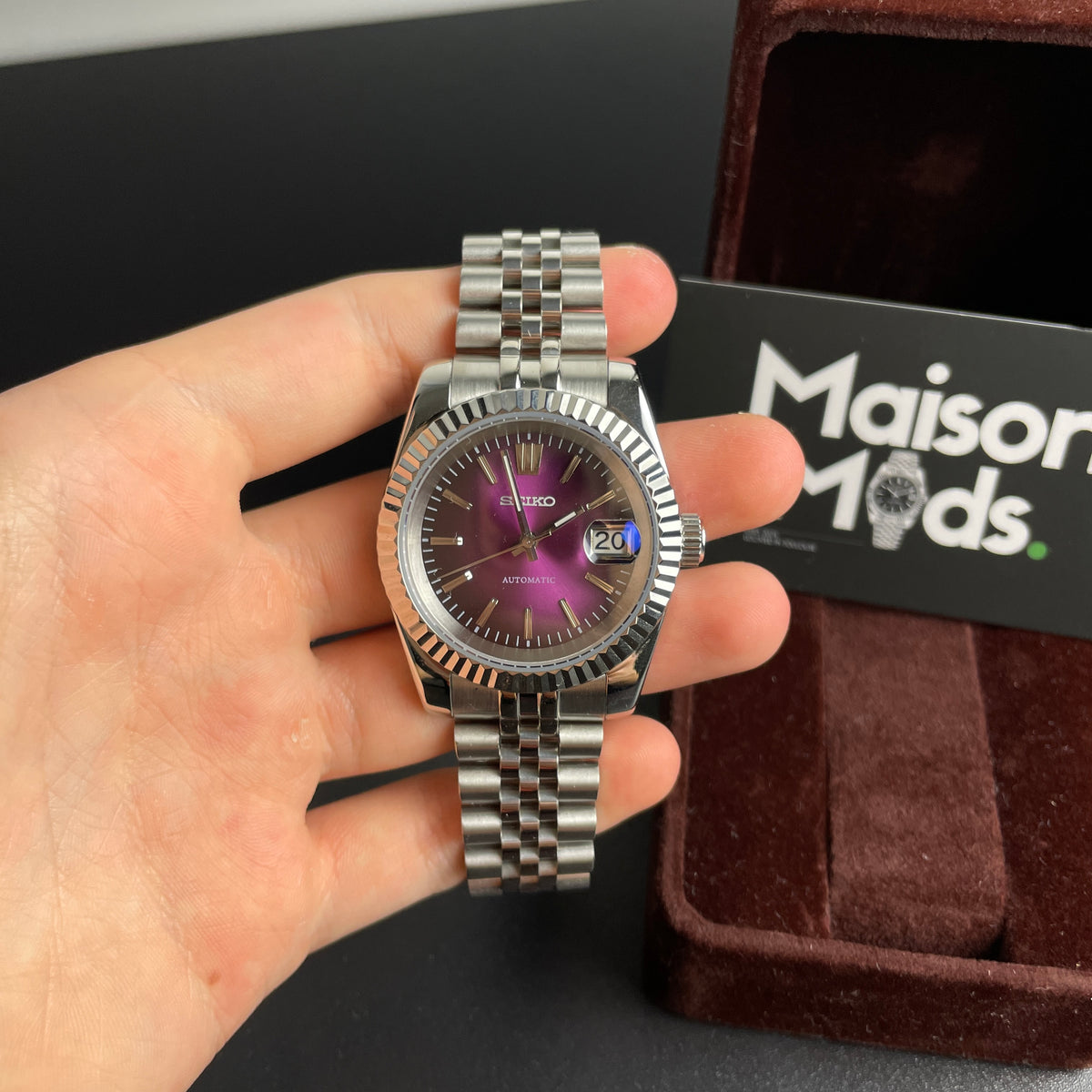 SEIKO MOD Datejust | Purple