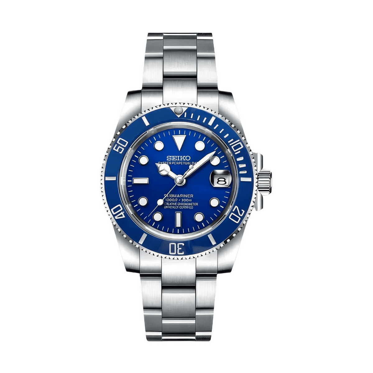 SEIKO MOD Submariner | Smurf - Maison Mods