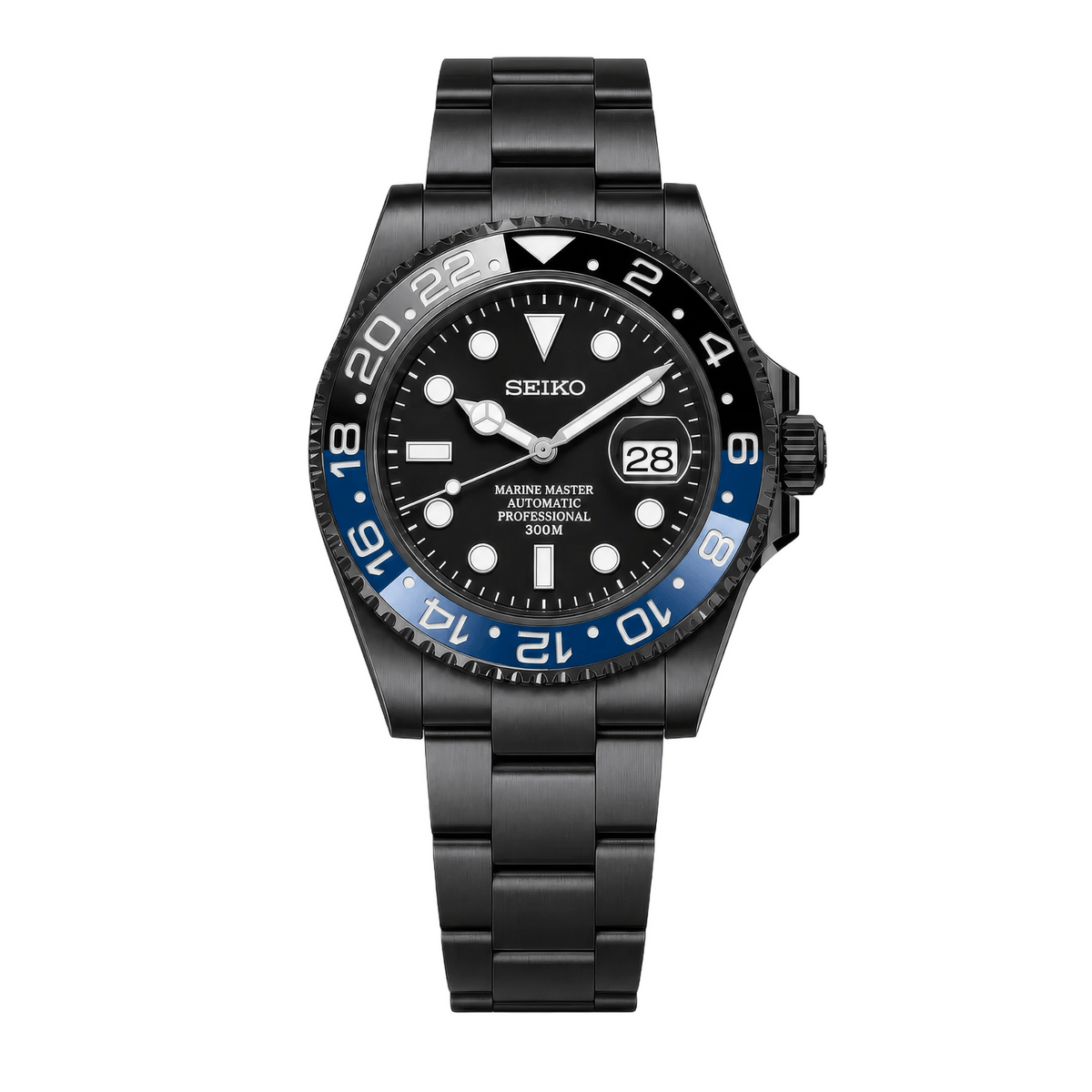SEIKO MOD Submariner | Stealth Batman - Maison Mods