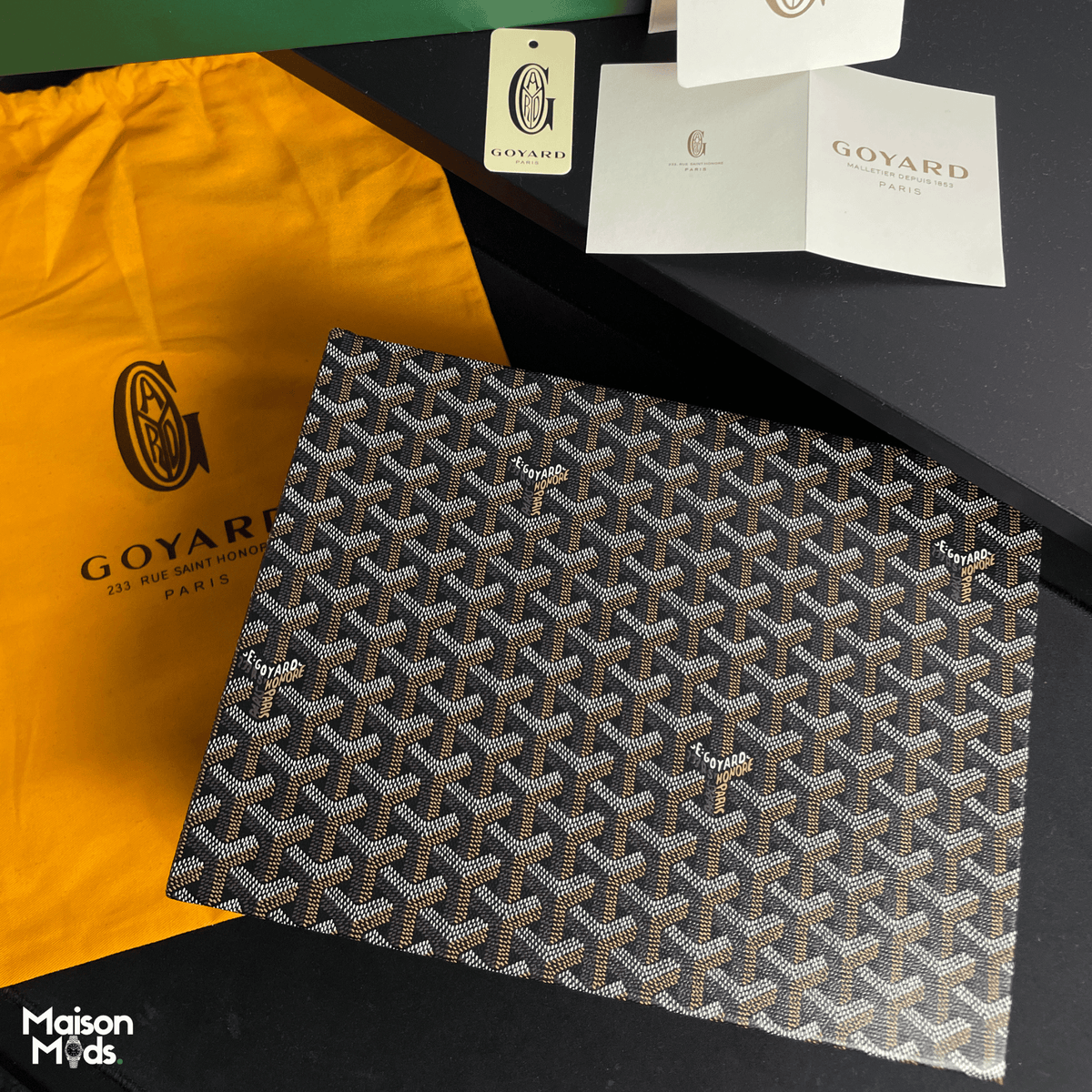 Boîte 8 Montres en Cuir & Toile Goyardine