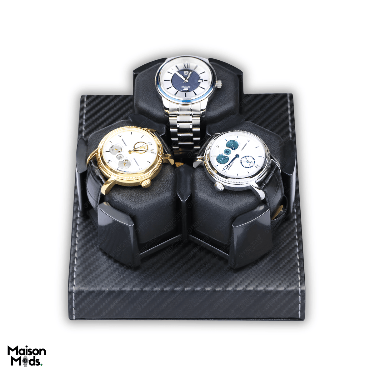 Remontoir 3 Montres Automatiques - Ultra Silencieux, USB