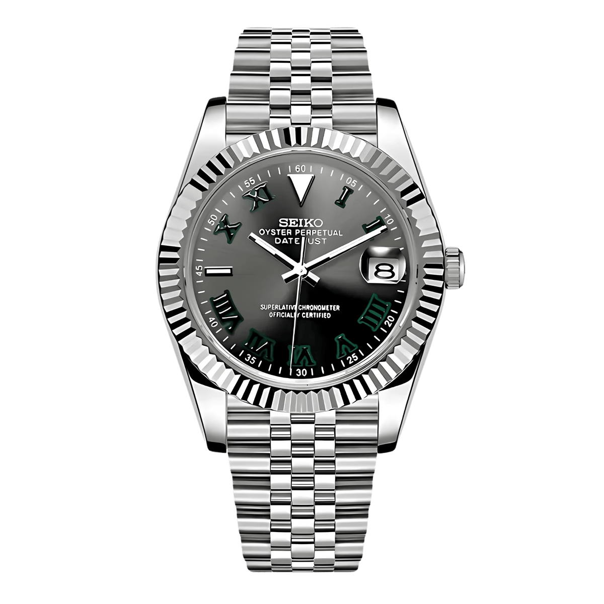SEIKO MOD Datejust | Wimbledon - Maison Mods