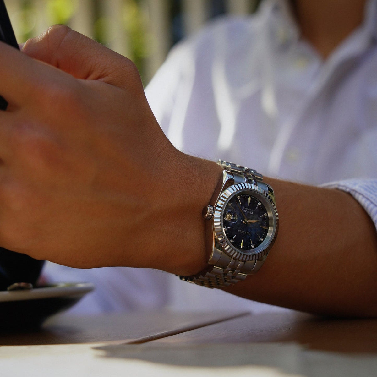 SEIKO MOD Datejust | Presage Bleu - Maison Mods