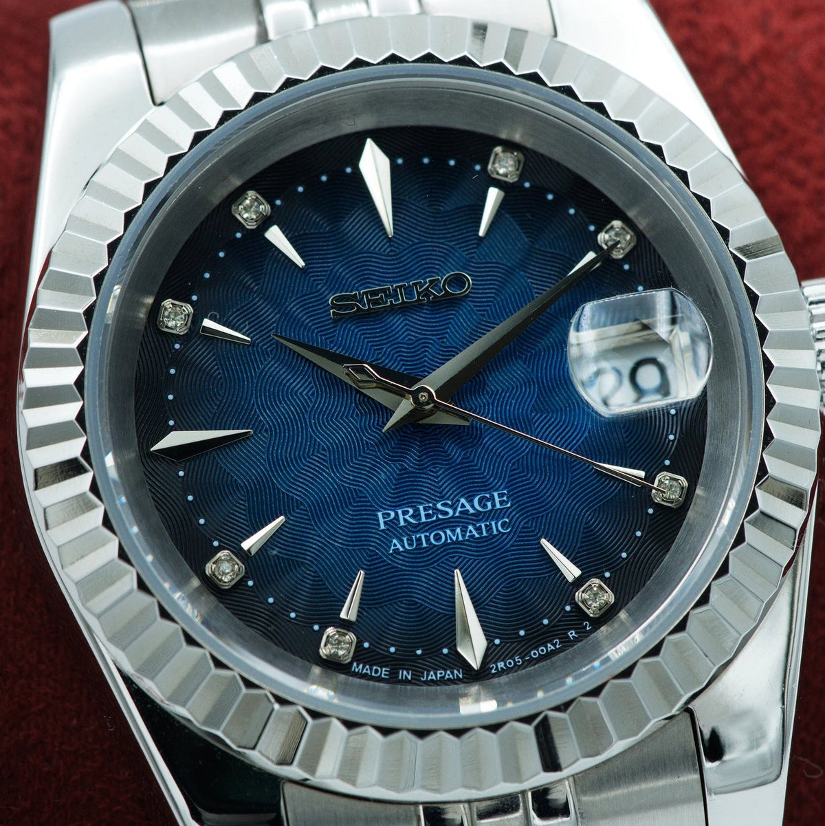 SEIKO MOD Datejust | Presage Bleu - Maison Mods