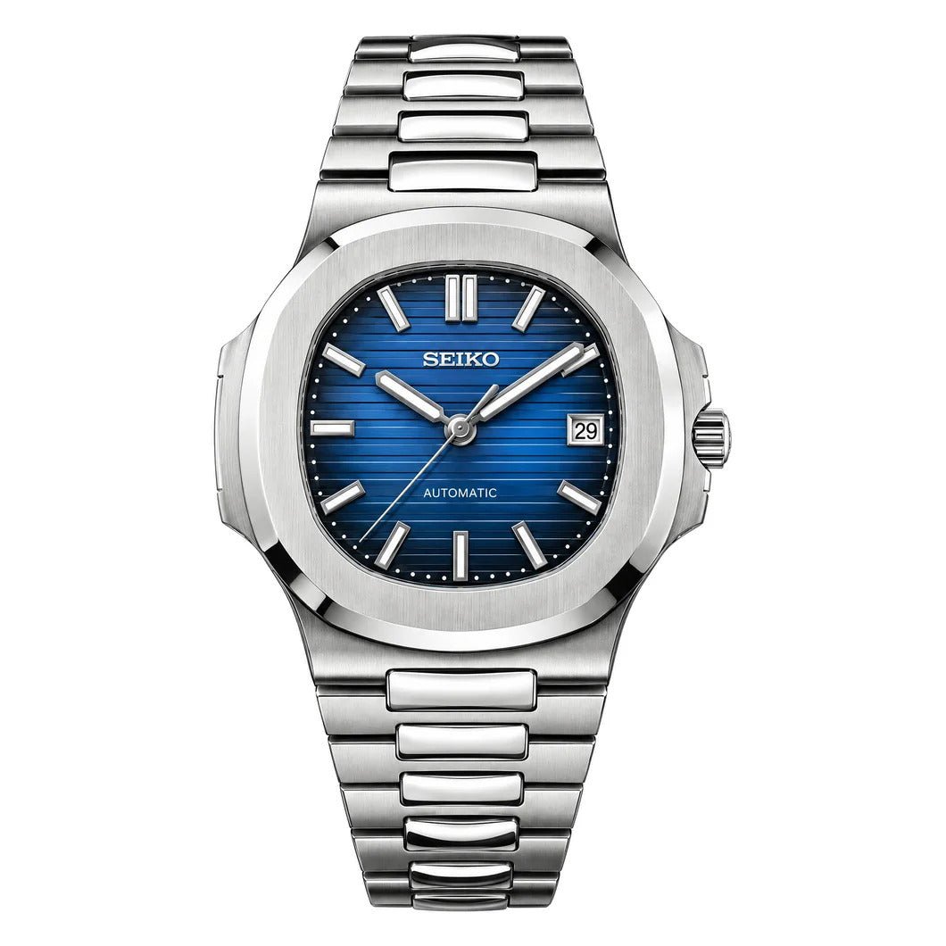 SEIKO MOD Nautilus | Bleu - Maison Mods