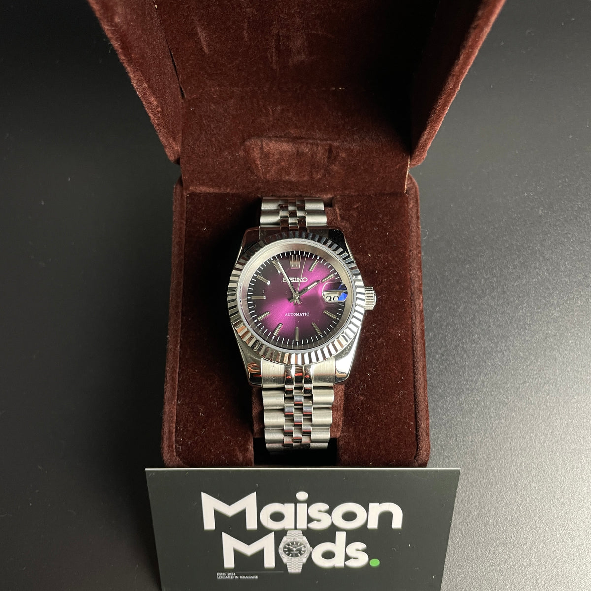 SEIKO MOD Datejust | Purple