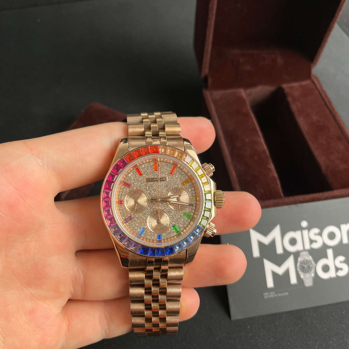 SEIKO MOD Daytona | Rainbow Or Rose