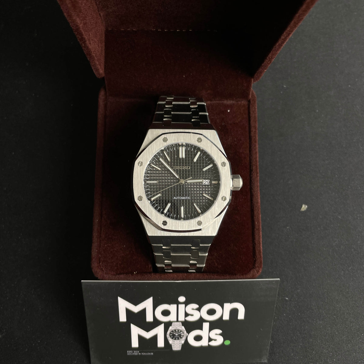 SEIKO MOD Royal Oak | Noir