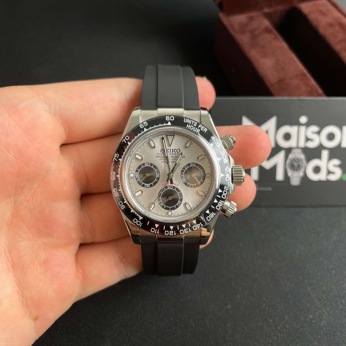 SEIKO MOD Daytona | Meteorite Oysterflex