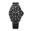 SEIKO MOD GMT | Triple Noir & Stealth Redstrike