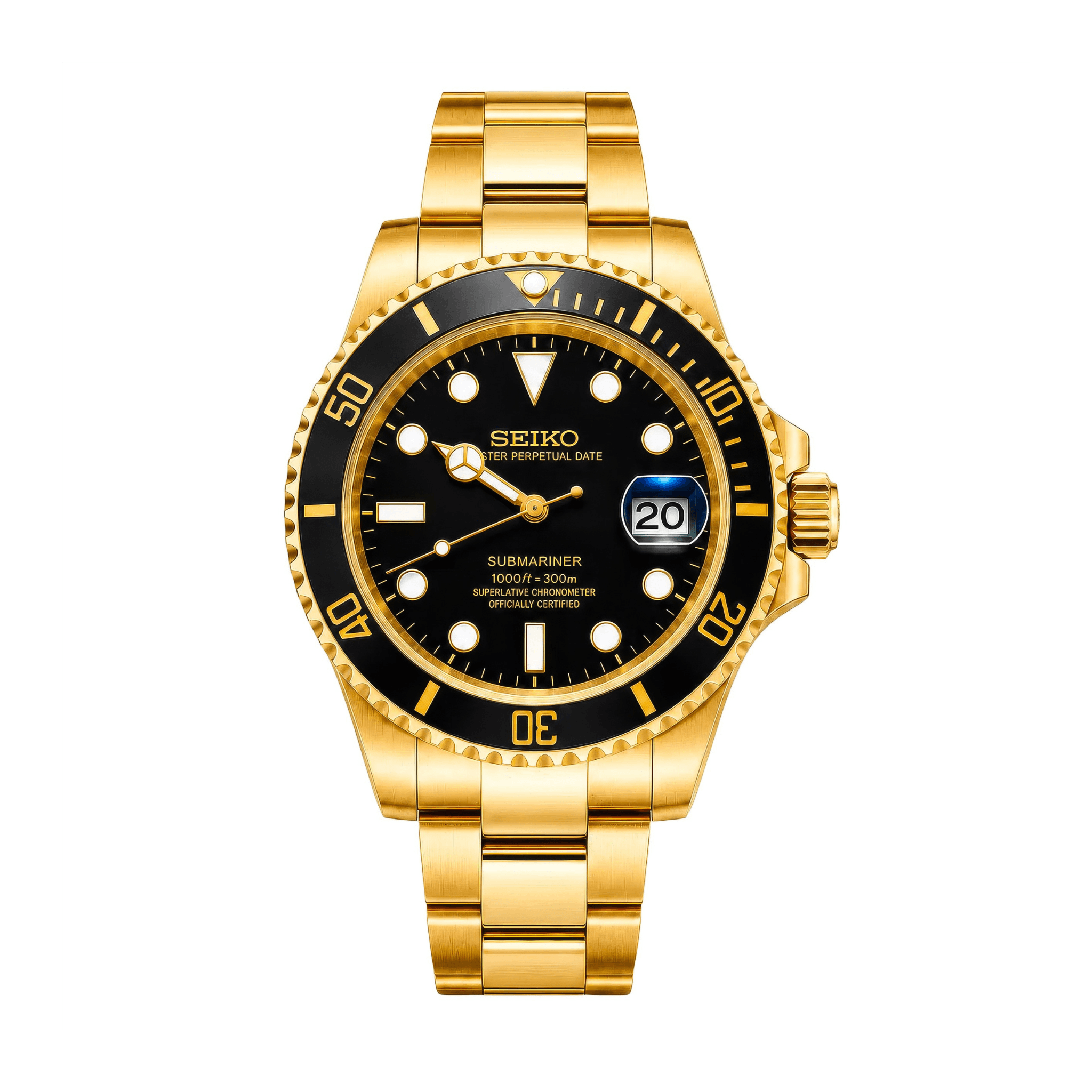 SEIKO MOD Submariner | Or