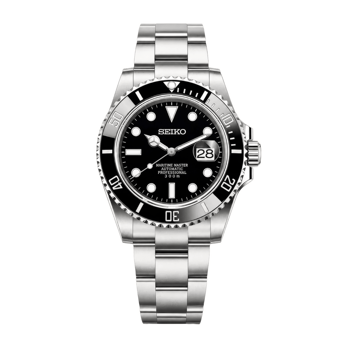 SEIKO MOD Submariner | Noir - Maison Mods