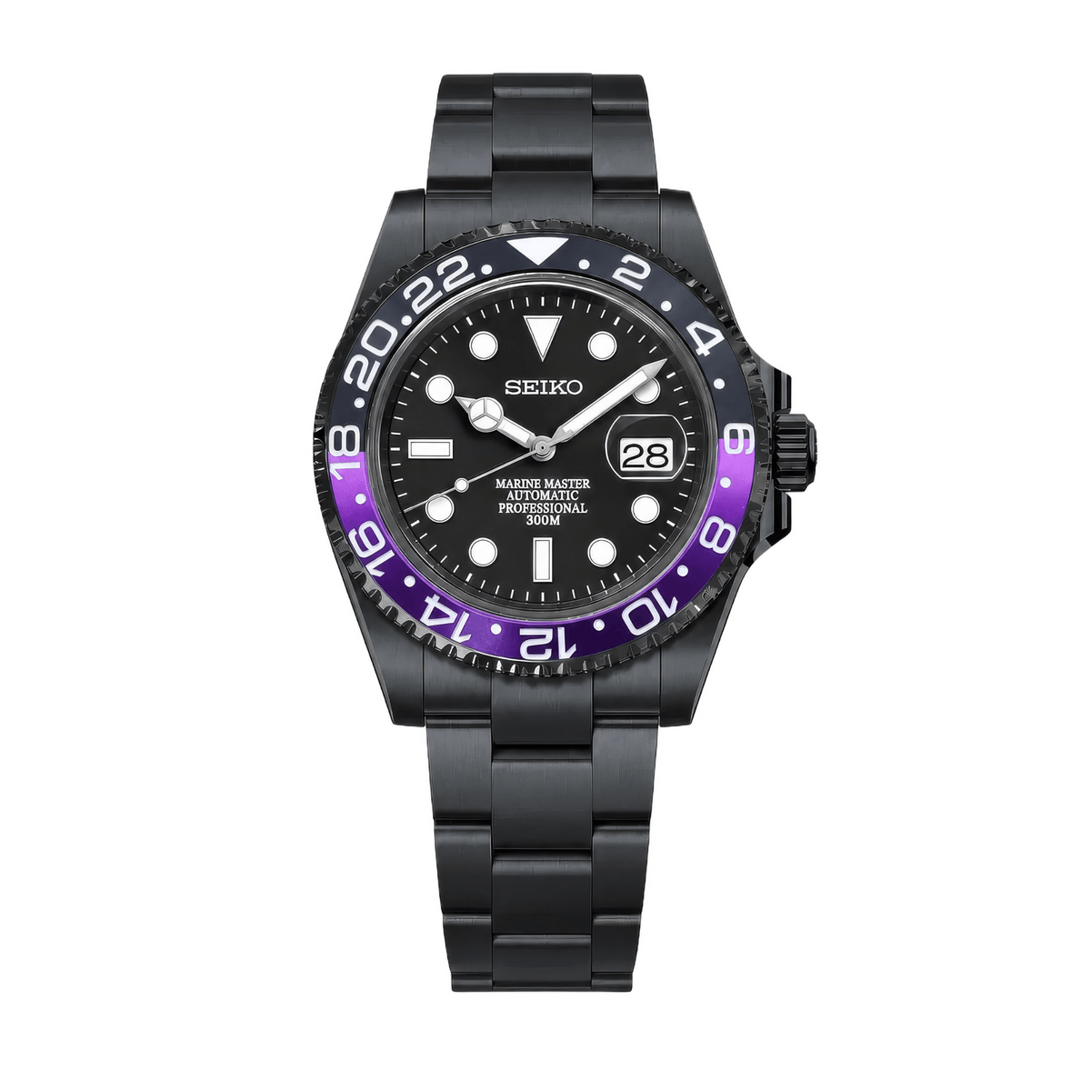 SEIKO MOD Submariner | Stealth Joker - Maison Mods