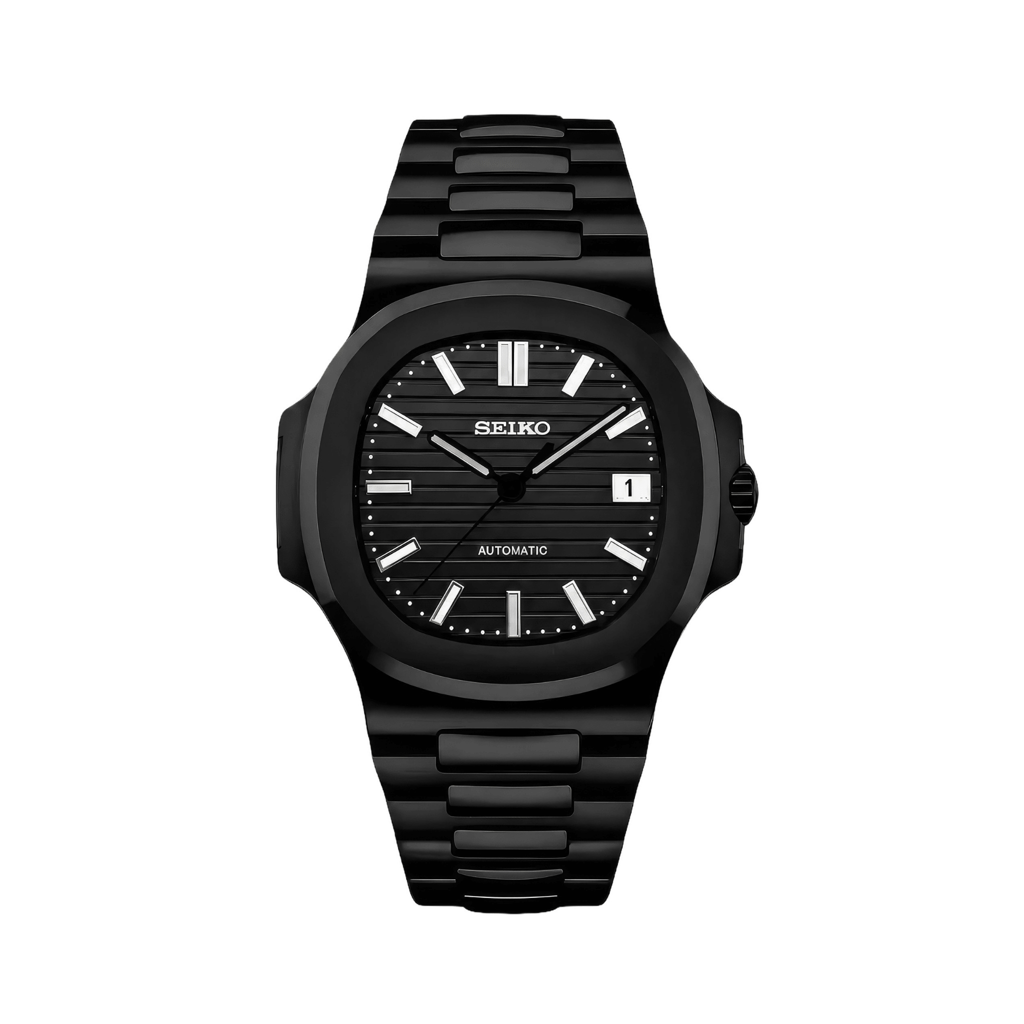 SEIKO MOD Nautilus | Triple Noir