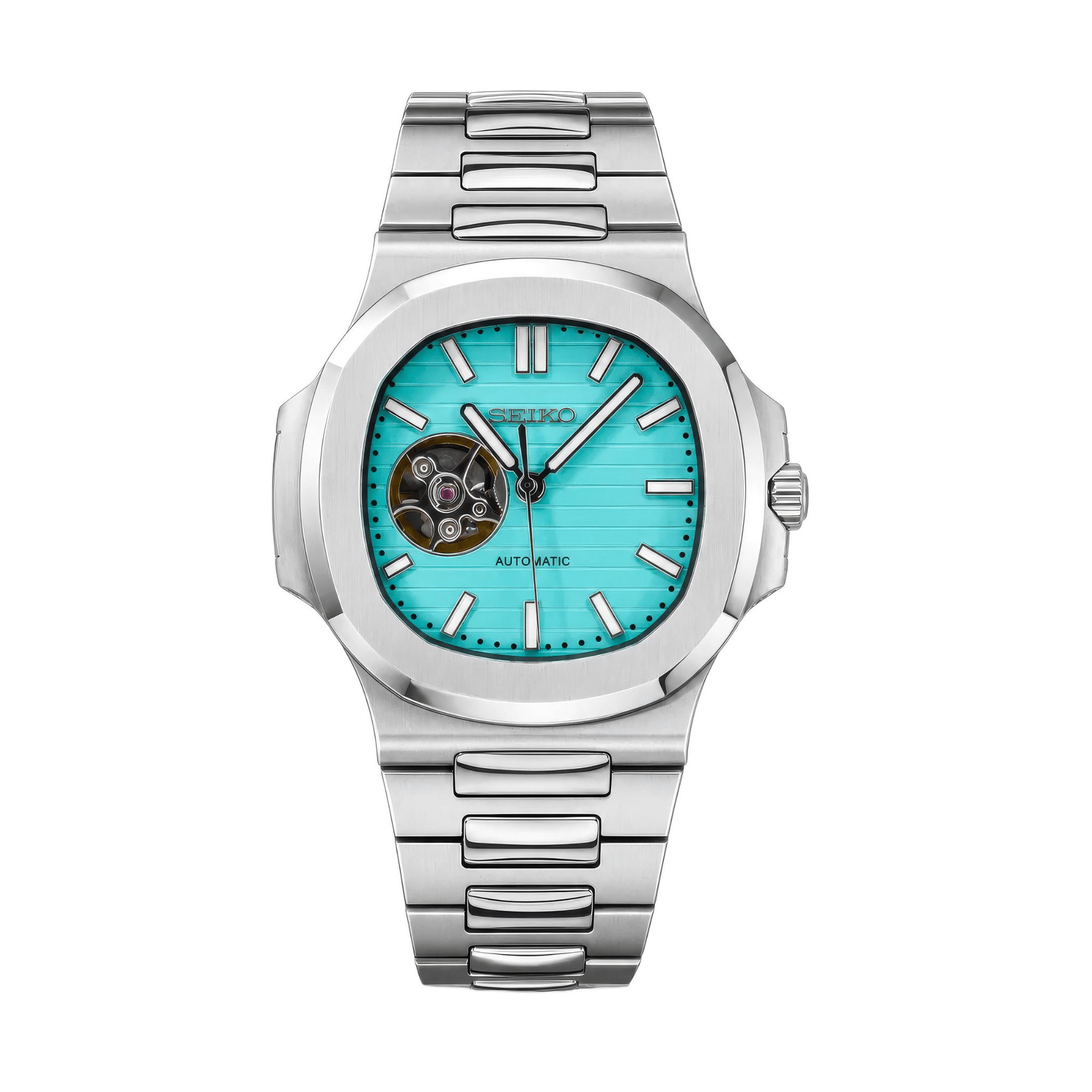 SEIKO MOD Nautilus | Tiffany Bleu "Open Heart"