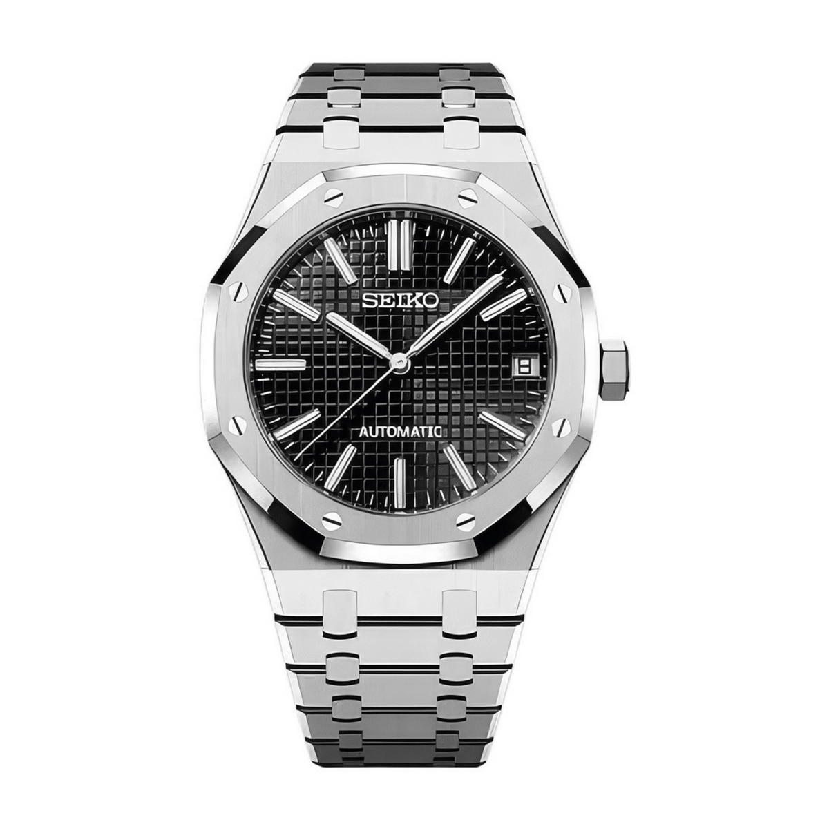 SEIKO MOD Royal Oak | Noir - Maison Mods