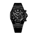 SEIKO MOD Royal Oak | Triple Noir Chronographe