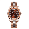 SEIKO MOD Day-Date | Or rose & Chocolat