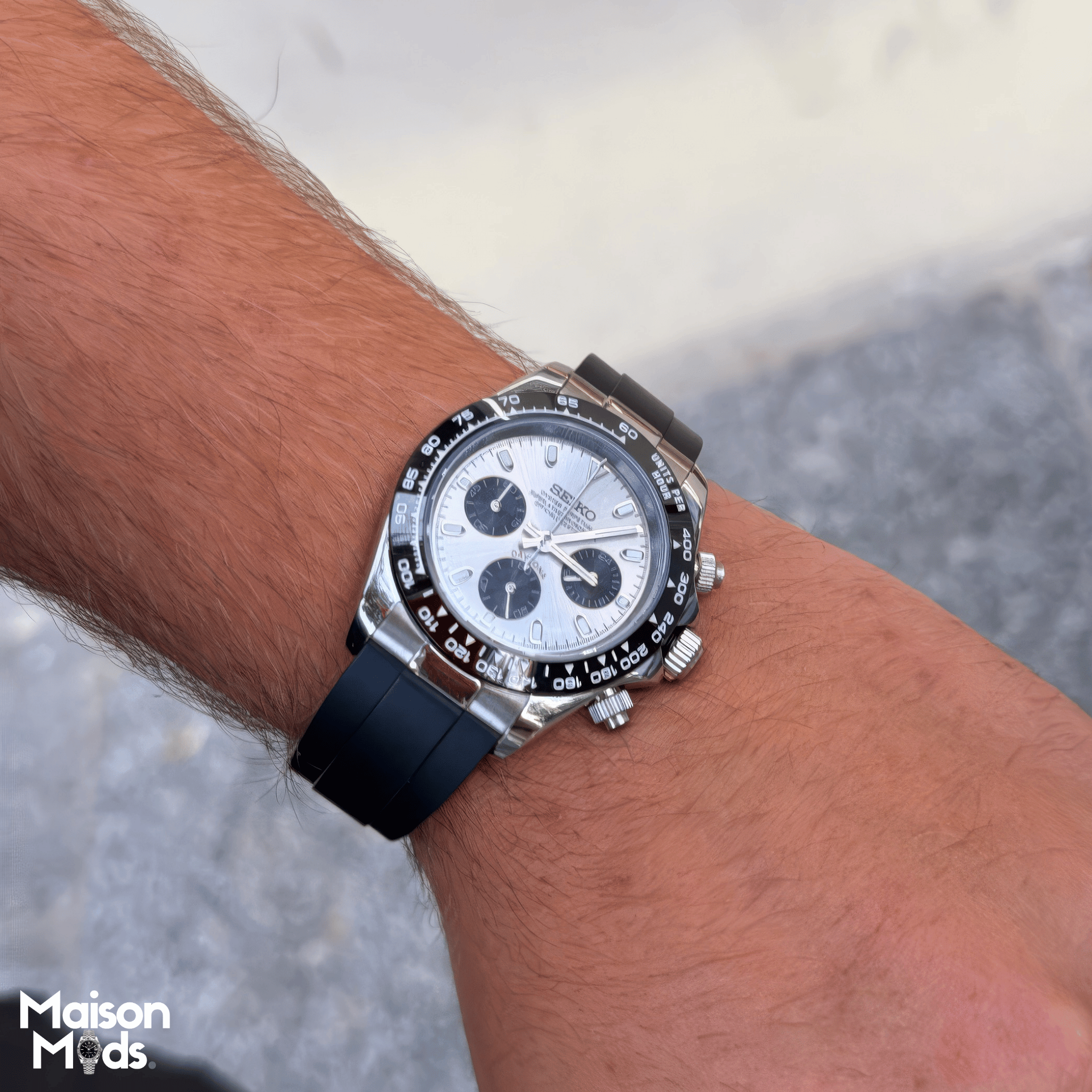SEIKO MOD Daytona | Meteorite Oysterflex