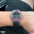 SEIKO MOD Daytona | Ruby Oysterflex