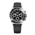 SEIKO MOD Daytona | Noir & Argent Oysterflex