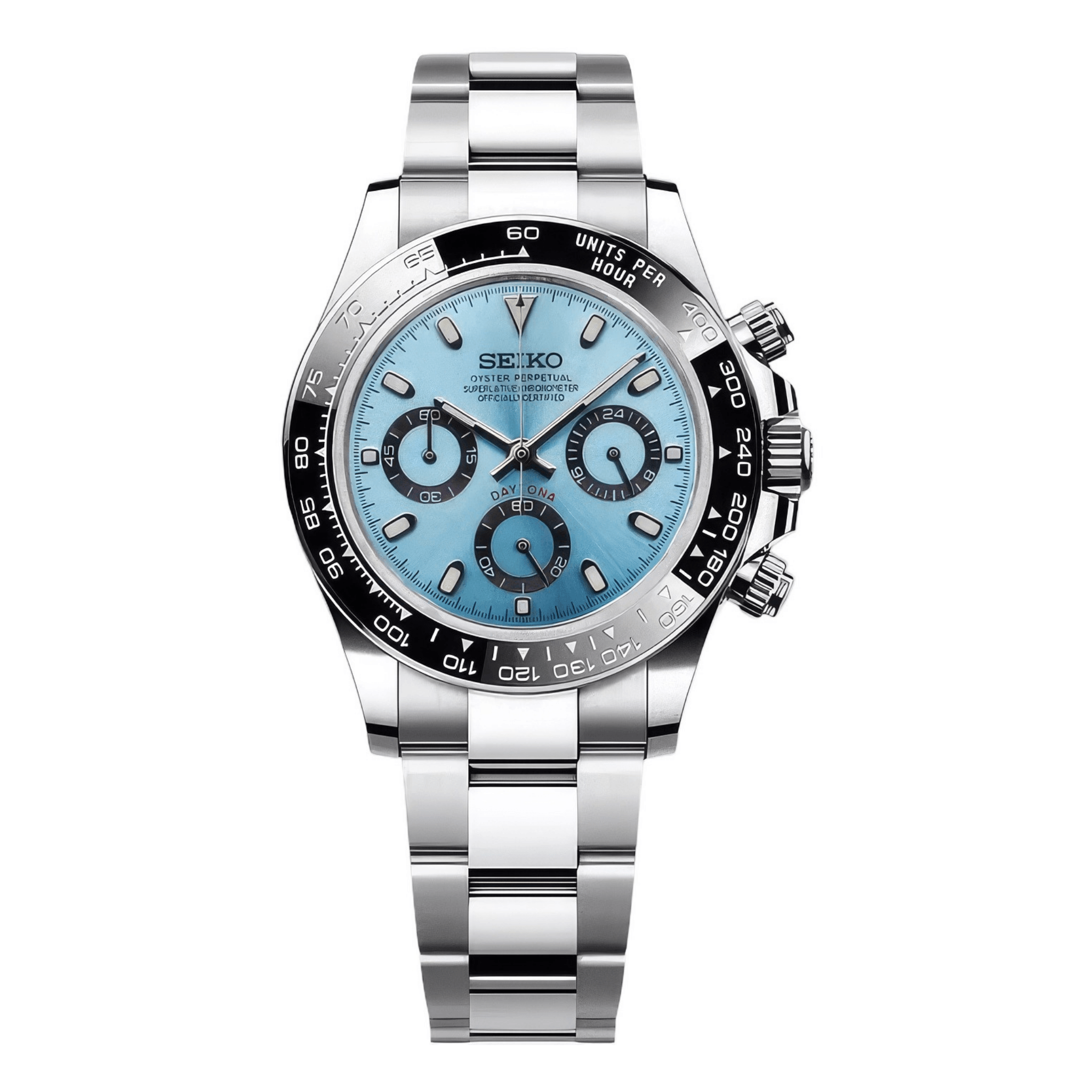 SEIKO MOD Daytona | Platine Bleu