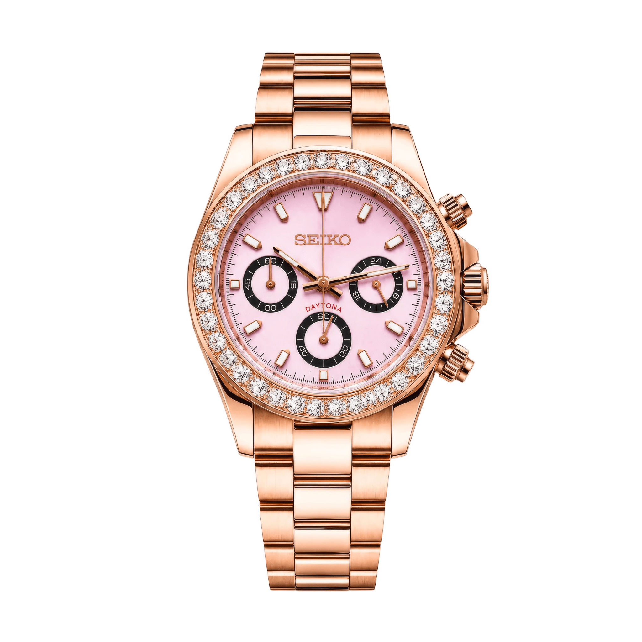 SEIKO MOD Daytona | Or Rose