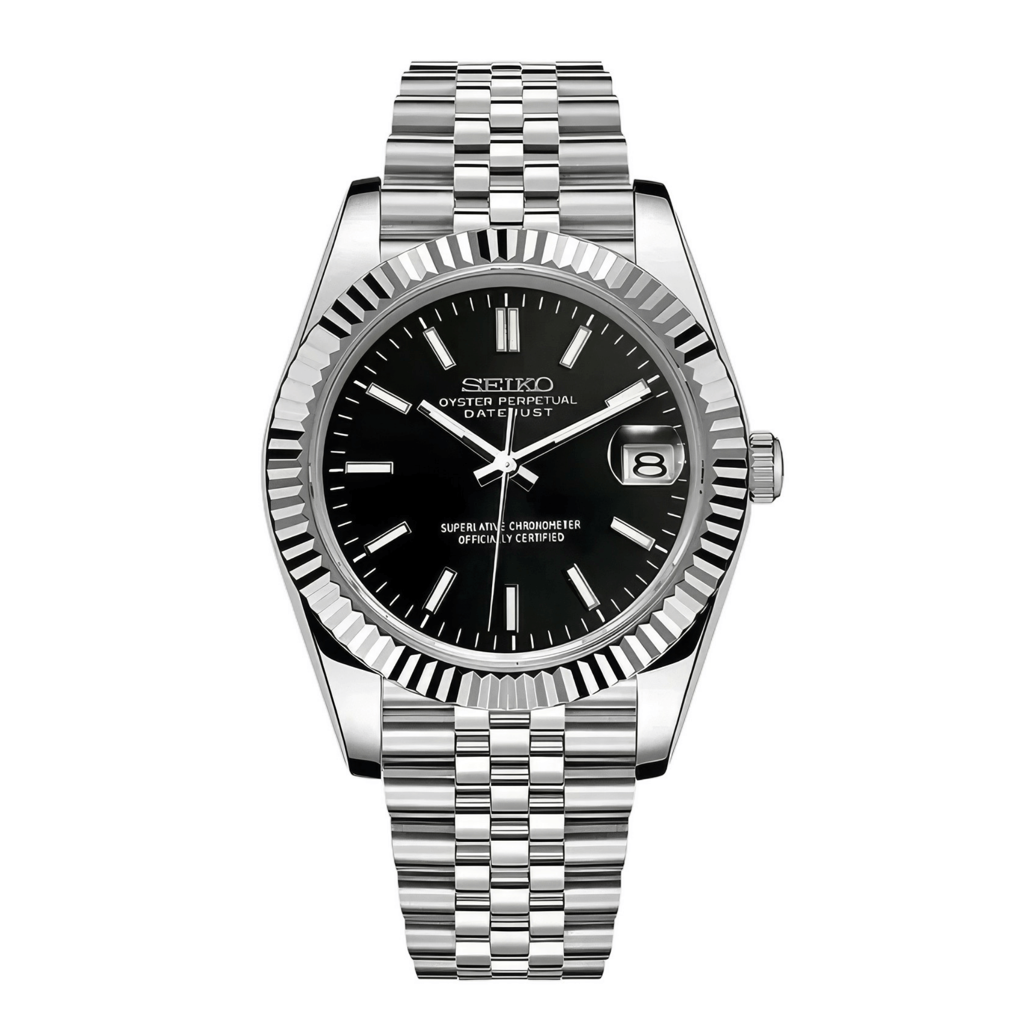 SEIKO MOD Datejust | Noir