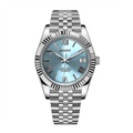 SEIKO MOD Datejust | "Roman" Bleu Ciel