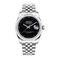 SEIKO MOD Datejust | Noir - Galaxy Burst