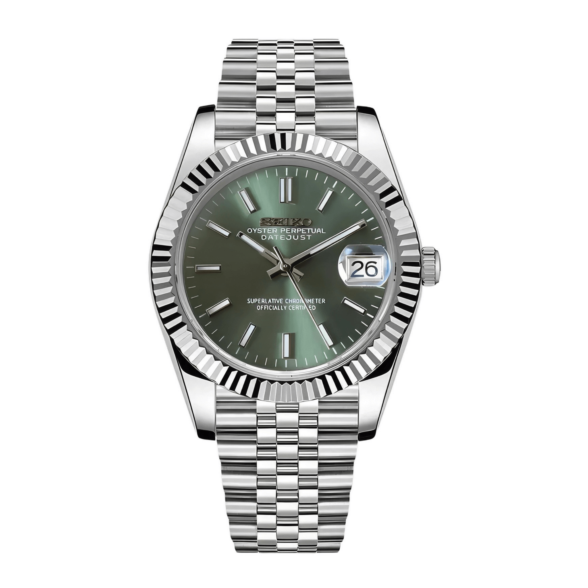 SEIKO MOD Datejust | Olive