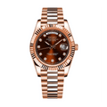 SEIKO MOD Day-Date | Or rose & Chocolat Diamant