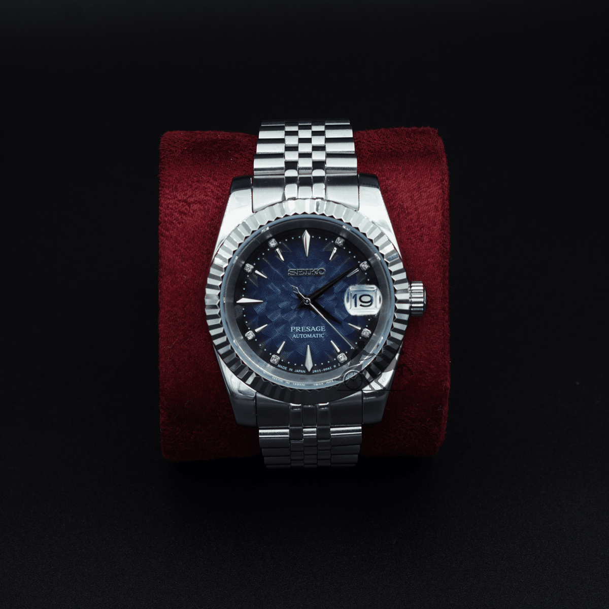 SEIKO MOD Datejust | Presage Bleu - Maison Mods